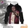 Biggie Red Jacket Boss 3D Hoodie, Rapper Hoodie