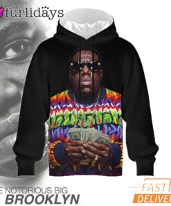 Biggie Sweater Money 3D Hoodie, Rapper Hoodie
