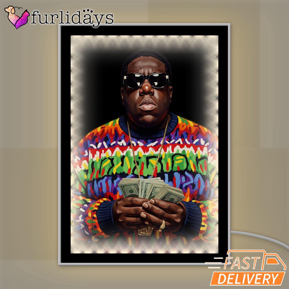 Biggie Sweater Money Mirror Night Light Biggie Sweater Money Mirror Night Light