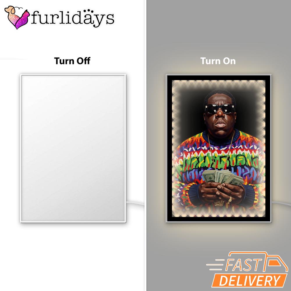 Biggie Sweater Money Mirror Night Light Biggie Sweater Money Mirror Night Light