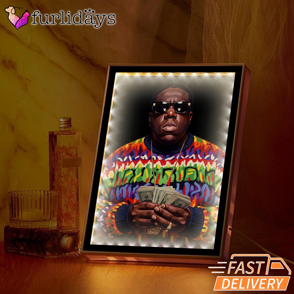 Biggie Sweater Money Mirror Night Light Biggie Sweater Money Mirror Night Light