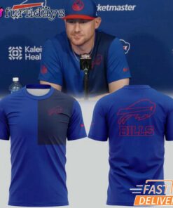 Buffalo Bills 2025 Sideline Blue Performance T Shirt