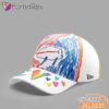 Buffalo Bills Josh Allen 17 Kids Art Style Blue Cap