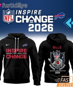 Buffalo Bills NFL Black Lives Matter Inspire Change 2026 Hoodie