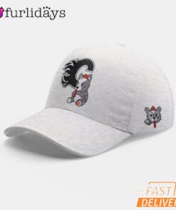Calgary Flames Vintage Mascot Head Graphic White Cap