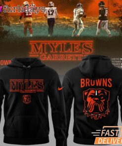 Cleveland Browns Stranger Things Myles Garrett Hoodie, Game Day Crossover