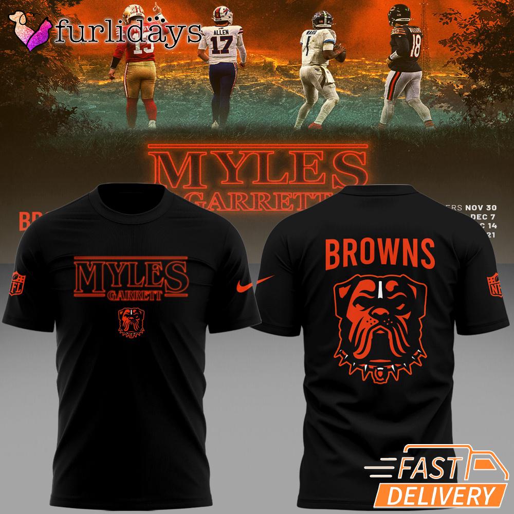 Cleveland Browns Stranger Things Myles Garrett Shirt Cleveland Browns Stranger Things Myles Garrett Shirt