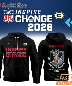 Green Bay Packers NFL Black Lives Matter Inspire Change 2026 Hoodie