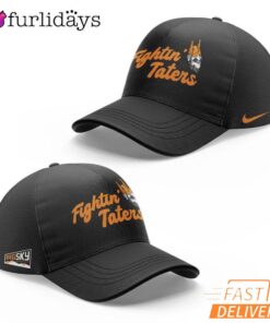 Idaho Vandals Fightin Taters Script Logo Black Baseball Cap