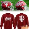 Indiana Hoosiers Rose Bowl Helmet Script Logo Crimson Sweatshirt