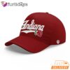 Indiana Hoosiers Rose Bowl Script Logo Crimson Baseball Cap
