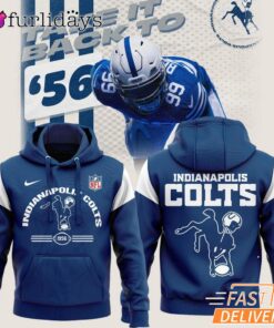 Indianapolis Colts Take It Back Defense Graphic Blue Hoodie