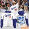 Los Angeles Dodgers 2025 Postseason Kershaw Player Graphic Hoodie