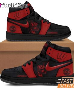 Luke Fickell Wisconsin Badgers Freedom Edition Air Jordan 1 Shoes Sneaker