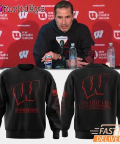 Luke Fickell Wisconsin Badgers Freedom Edition Sweatshirt