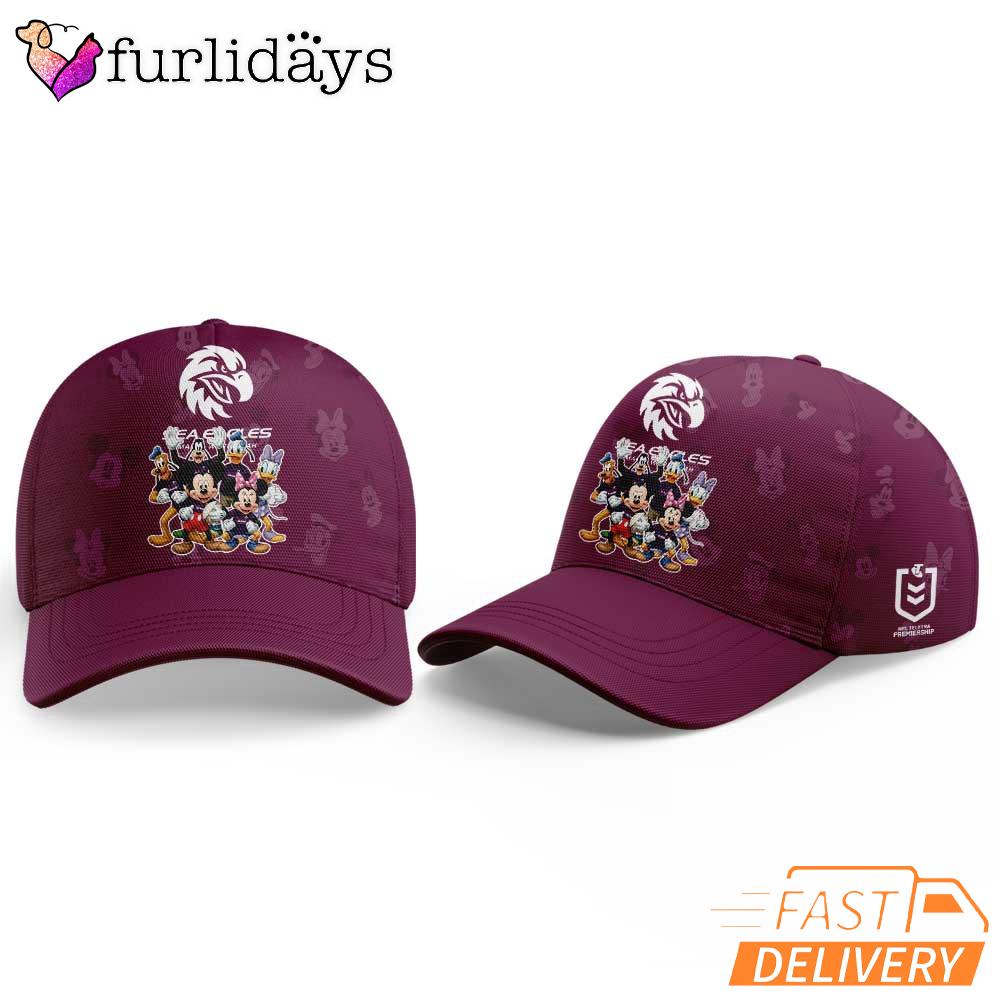 Manly Warringah Sea Eagles Mickey Mouse Maroon Cap Manly Warringah Sea Eagles Mickey Mouse Maroon Cap