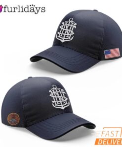 Navy Midshipmen 250th Anniversary Crest Flag Side Baseball Cap