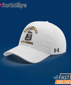 Navy Midshipmen Back To Back Champions Trophy Logo Baseball Cap