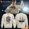 Navy Midshipmen Vintage Ship Anchor Front Graphic Sweatshirt