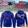 New England Patriots Be The Change Blue Special Edition Hoodie