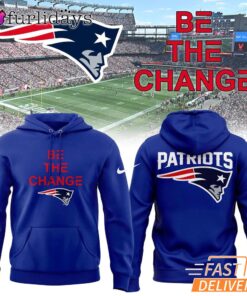 New England Patriots Be The Change Blue Special Edition Hoodie