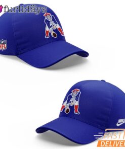 New England Patriots Nike Throwback Historic Royal Cap