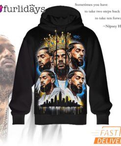 Nipsey Hussle Multi Portrait 3D Hoodie Urban Street Tribute