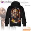 Nipsey Hussle Realistic Portrait 3D Hoodie Urban Hip Hop Art