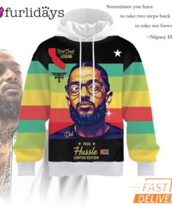 Nipsey Hussle Reggae Colors 3D Hoodie Culture And Legacy Edition