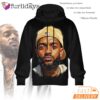 Nipsey Hussle White Cap Portrait 3D Hoodie Classic Rap Style