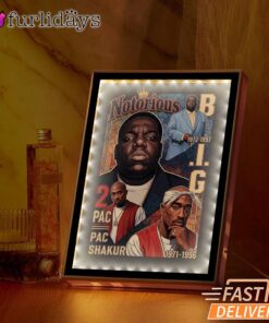 Notorious BIG Biggie Portrait Mirror Night Light