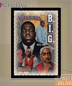 Notorious BIG Life Story Mirror Night Light, Rapper Lamp