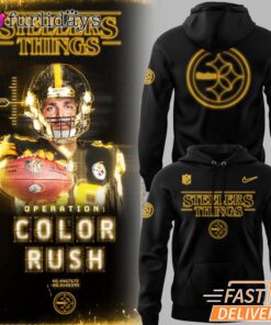 Pittsburgh Steelers Stranger Things Color Rush Hoodie