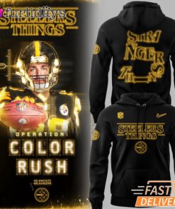Pittsburgh Steelers Stranger Things Gold Edition Hoodie