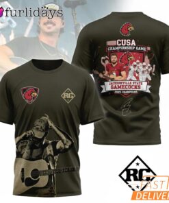 Riley Green Jax State CUSA Champs 2025 3D T-Shirt