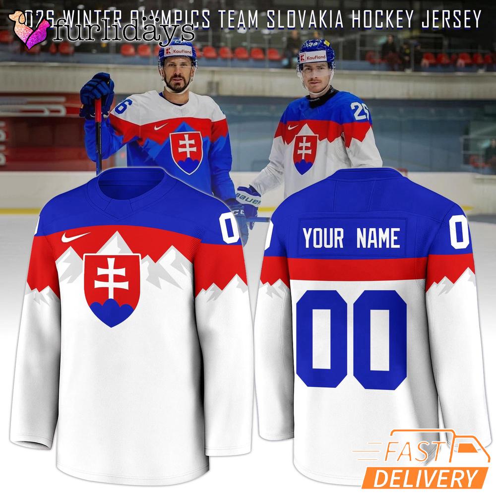 Slovakia Hockey 2026 Winter Olympics White Jersey Slovakia Hockey 2026 Winter Olympics White Jersey