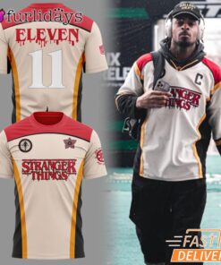 Stranger Things S5 Commemorative New York Jets Eleven Fan T-Shirt
