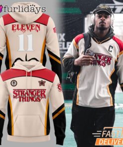 Stranger Things S5 Commemorative New York Jets Eleven Hoodie