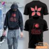 Stranger Things S5 Indiana Pacers Demogorgon Flower T-Shirt