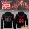 Stranger Things S5 Nebraska Huskers Classic Mashup Hoodie