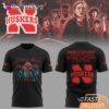 Stranger Things S5 Nebraska Huskers Graphic Fan T-Shirt