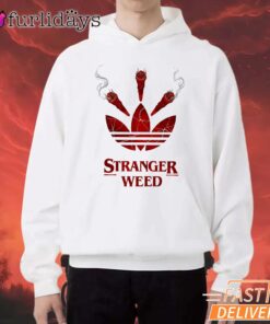 Stranger Weed Season Five Smoking Red Logo T Shirt