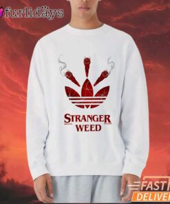 Stranger Weed Season Five Smoking Red Logo T Shirt