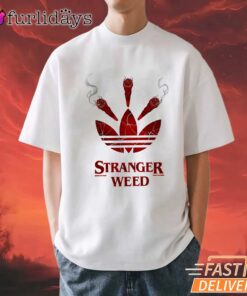 Stranger Weed Season Five Smoking Red Logo T Shirt
