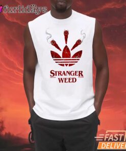 Stranger Weed Season Five Smoking Red Logo T Shirt