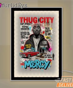 Thug City Lowrider Gray Mirror Night Light