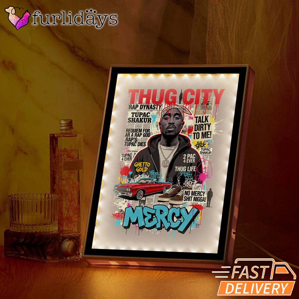 Thug City Lowrider Gray Mirror Night Light Thug City Lowrider Gray Mirror Night Light