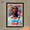 Tupac Blue Bandana Art Mirror Night Light