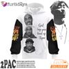 Tupac Girl Keep Head Up 3D Hoodie, 90s Music Hoodie