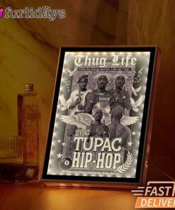 Tupac Hip Hop Thug Life Angel Mirror Night Light